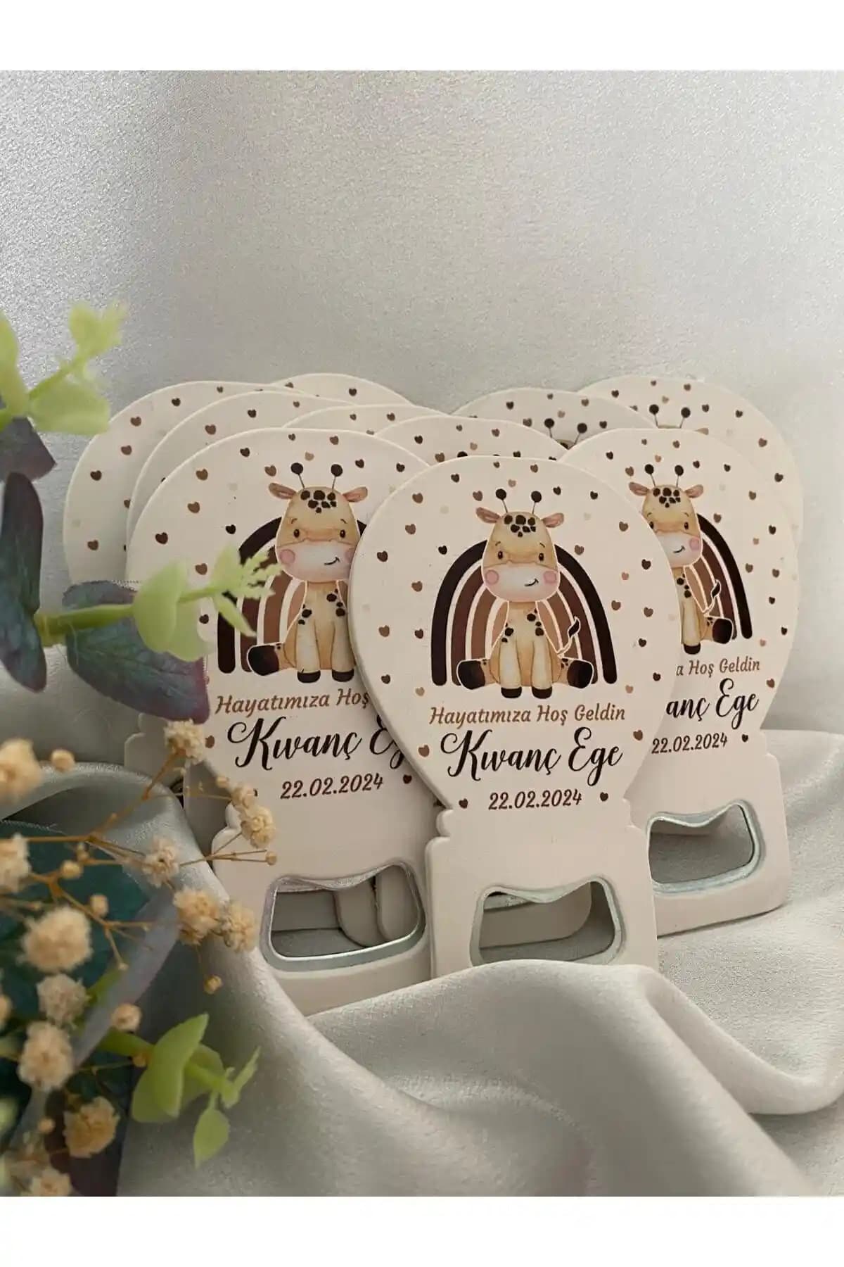 Gizem Graphic Zürafa Temalı 20'li Balon Açacak Magnet Seti - Canlı ve Fonksiyonel