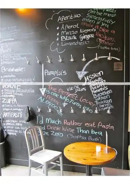 H&F Office Yazılabilir Kara Tahta Duvar Stickerı - Çok Amaçlı ve Dayanıklı