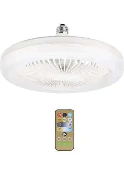 Humble 30W Tavan Vantilatörü E27: Kompakt, Çok Fonksiyonlu LED Işık ve Fan