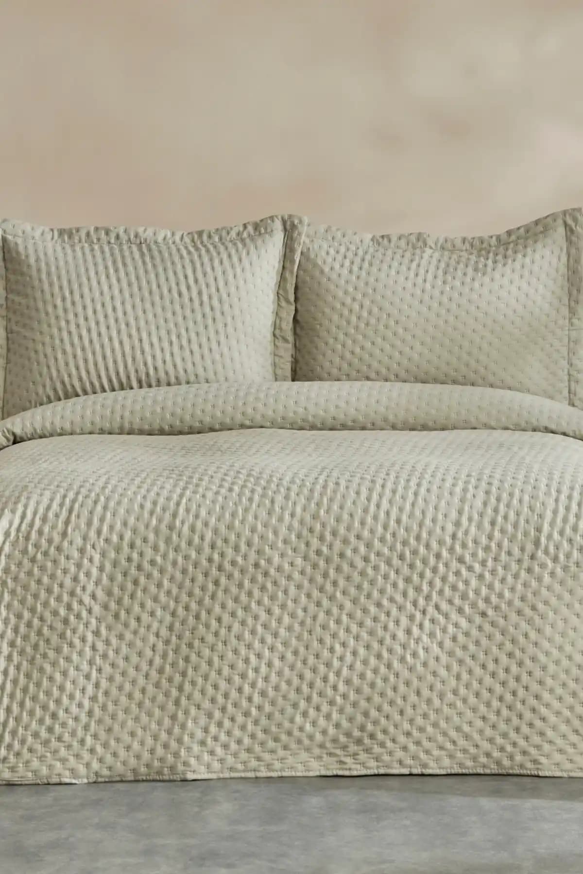 Karaca Home Breeze Soft Çift Kişilik Adaçayı Renkli Yatak Örtüsü 230x240 cm