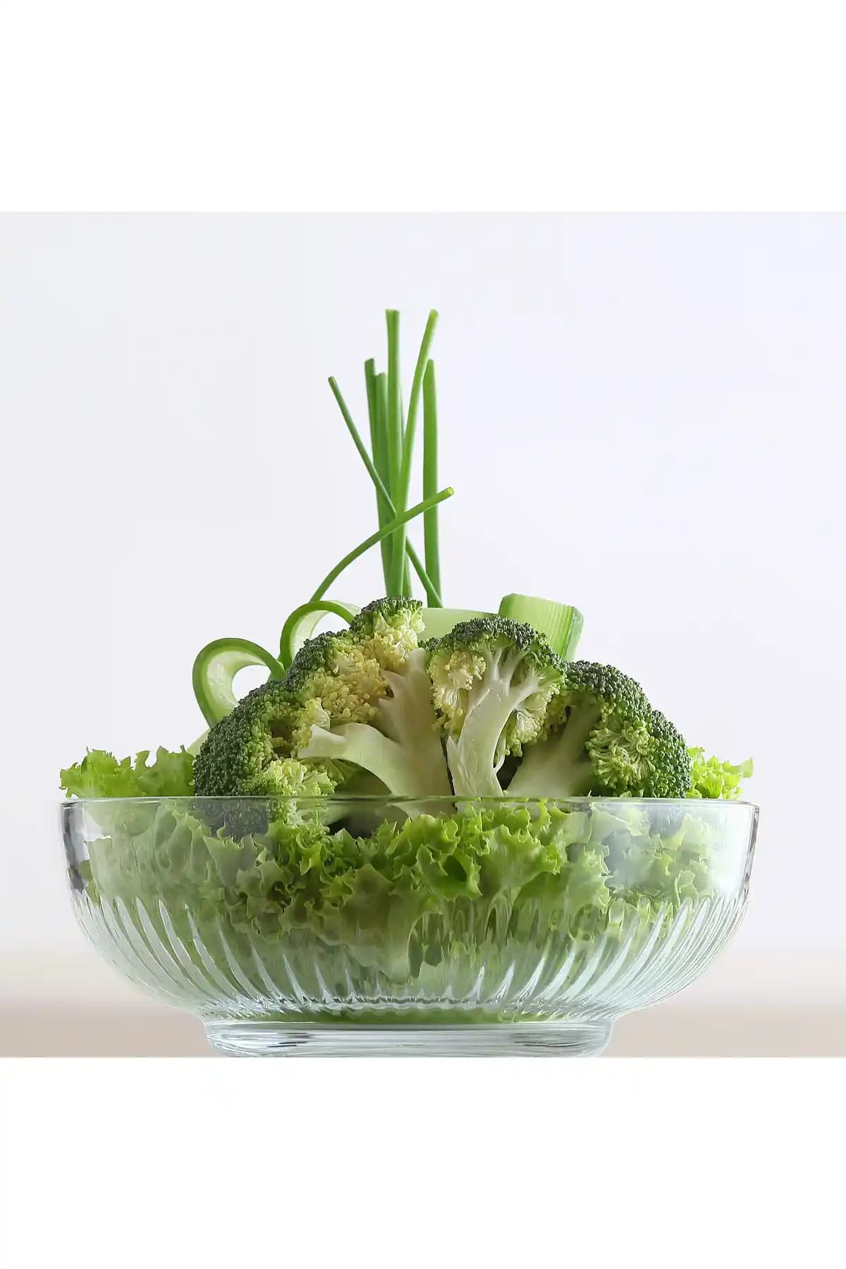 LAV Tokyo Cam Salata Kasesi 1500 ml Büyük Boy Şeffaf Yuvarlak Tasarım