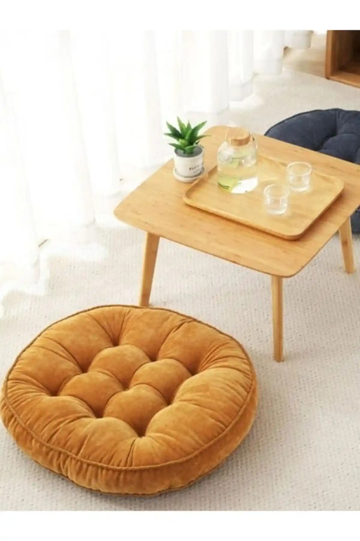 Lemeda Yuvarlak Yer Minderi: Konfor ve Estetikle Modern Yaşam Alanları İçin İdeal Seçim