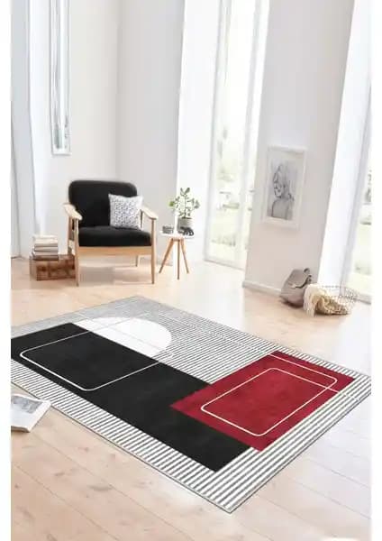 West Home Yıkanabilir Kaymaz Leke Tutmaz Salon Halısı Modern Tasarım ve Fonksiyonellik