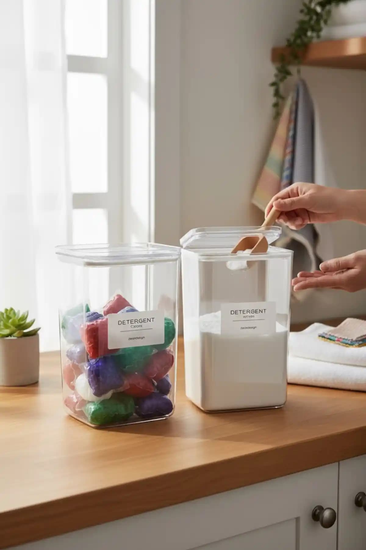 zezedesing 2900 ml Deterjan Kavanozu: Fonksiyonel ve Dayanıklı Saklama Çözümü