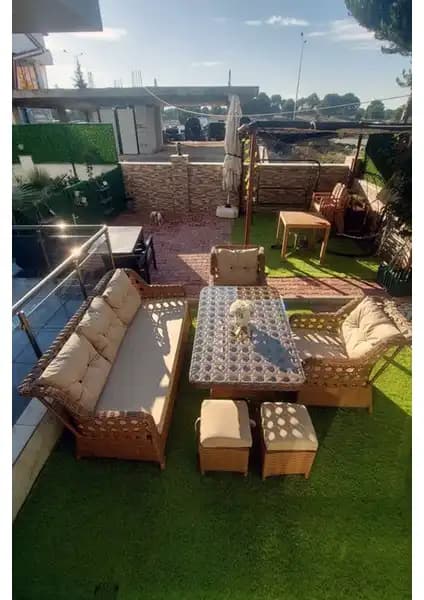 Bahçe ve Dış Mekan İçin Modern Rattan Oturma Takımları Karşılaştırması 1