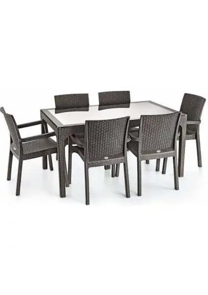 Violet Rattan 90x150 ve 80x140 cm Masa Takımları Karşılaştırması 2