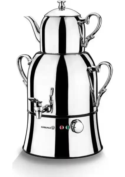 Korkmaz Nosta Mega Inox ve Çayşef Inox Satin Semaverleri Karşılaştırması