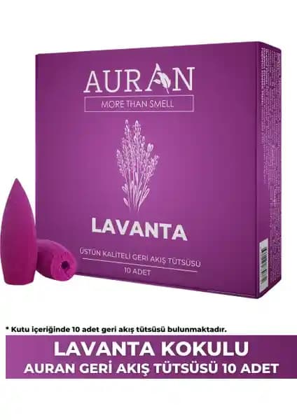 Auran Lavanta Geri Akış Tütsüsü ve Amber Aromalı Konik Tütsü Karşılaştırması