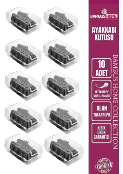 Bambus Home ve Mano Şeffaf Bayan Ayakkabı Kutuları Karşılaştırması