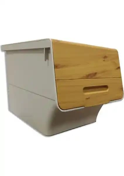 Motek Bambu Görünümlü Tekerlekli Organizer ve Mowo Home Retro Box Karşılaştırması