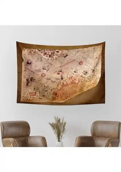 Vagonik Halı Karşılaştırması: Piri Reis ve Yüzüklerin Efendisi Temalı Duvar Örtüleri