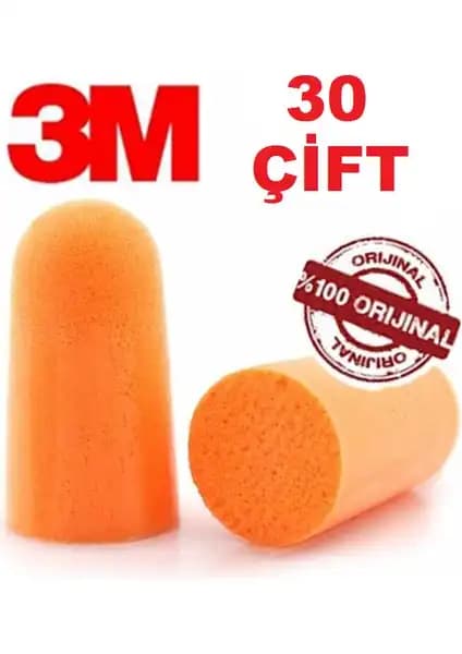 3M 1100 Refill Kulak Tıkacı Gürültüye Karşı Yüksek Koruma ve Konfor Sağlar