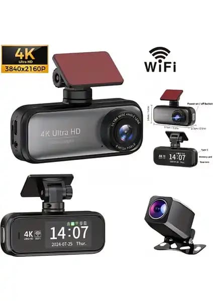 Alpotekno 4K UHD Çift Yönlü Araç Kamerası Güvenliği Artıran Yenilikçi Çözüm