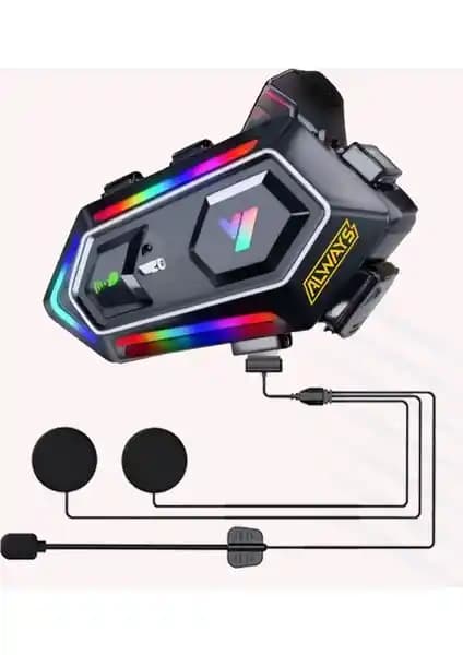 Always Teknoloji Y20 5.3 Motosiklet Kask Kulaklık Intercom ile Güvenli ve Konforlu Sürüş