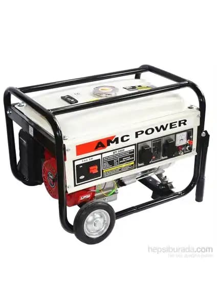 AMC Power BT-3800 3,5 KVA Benzinli Tekerlekli Jeneratör: Güç ve Taşınabilirlik Bir Arada