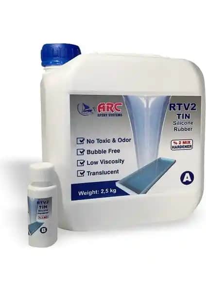 Arc Arcmarin RTV-2 1. Sınıf Kalıp Silikonu ile Profesyonel ve Güvenli Kalıp Üretimi