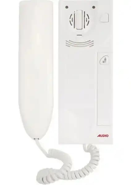 AUDIO 001072 Et 300 Telefon Kapıcılı Beyaz Bina İletişim Sistemleri Çözümünü Sunar