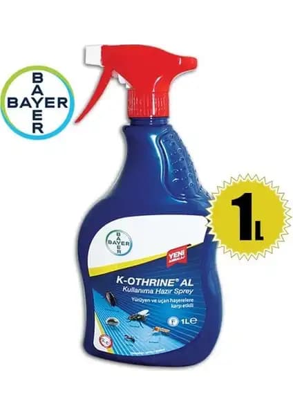 Bayer K-Othrıne Sprey 1000 ml: Etkili ve Pratik Böcek Kontrolü İçin Uygun Çözüm