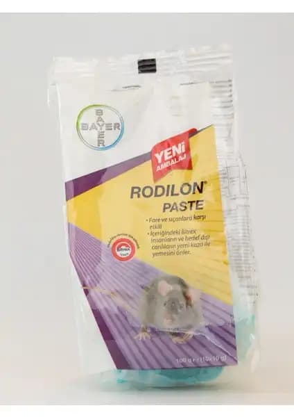 Bayer Rodilon Pasta 100 gr Fare Yemi ile Etkili ve Güvenilir Fare Kontrolü Çözümü