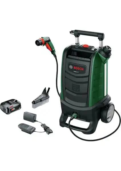 Bosch Fontus Gen2 Akülü Dış Mekan Temizleme Cihazı: Çok Amaçlı ve Portatif Yıkama Çözümü