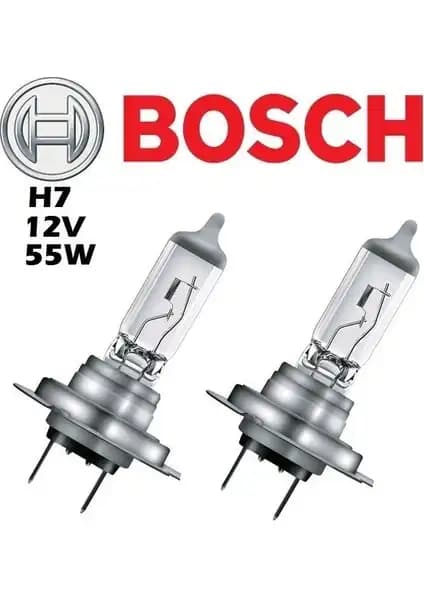 Bosch H7 12V 55W Far Ampul Takımı: Güçlü, Dayanıklı ve Ekonomik Aydınlatma Çözümü
