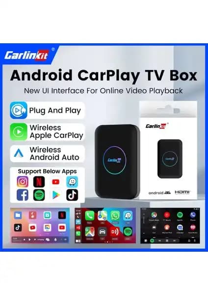 Carlinkit Tbox Lite S ile Araç İçi Multimedya ve Bağlantı Sistemlerini Geliştirin