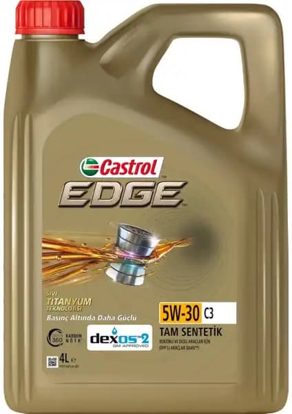 Castrol Edge 5W-30 C3 Tam Sentetik Motor Yağı: Yüksek Performans ve Güvenilirlik