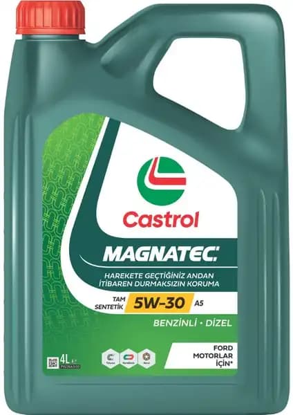 Castrol Magnatec 5W-30 A5 Motor Yağı: Yüksek Performans ve Yakıt Tasarrufu Sağlayan Tam Sentetik Çözüm