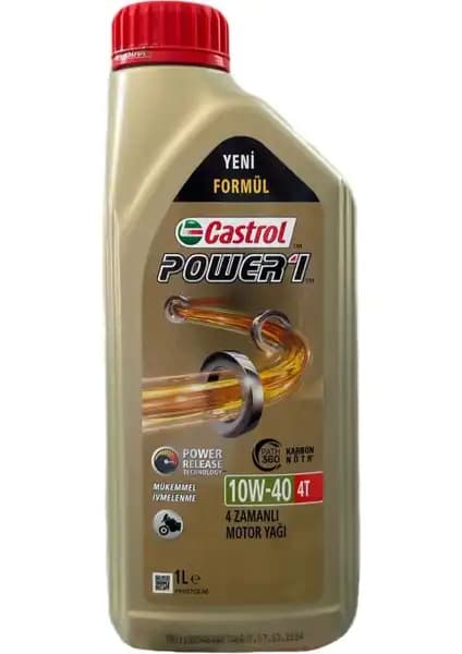 Castrol Power 1 4T 10W-40 Motor Yağı: Yüksek Performans ve Güvenilirlik İçin Uygun Seçenek