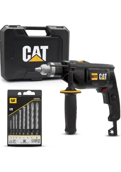 CAT DX17.1 750W Profesyonel Darbeli Matkap - Güçlü ve Dayanıklı Endüstriyel Kullanım