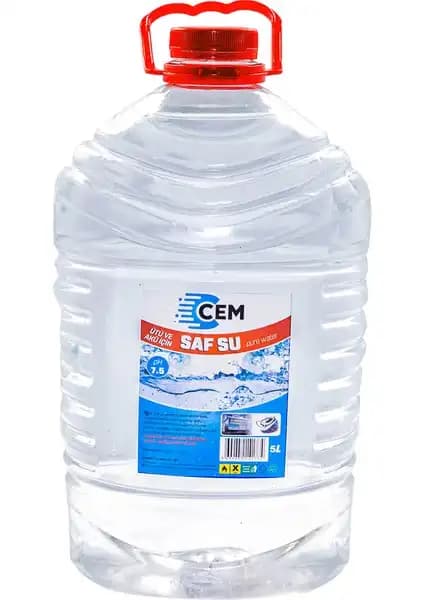 Cem CAR CARE Saf Su 5 LT Otomobil ve Cihaz Bakımında Yüksek Kalite ve Güvenilirlik