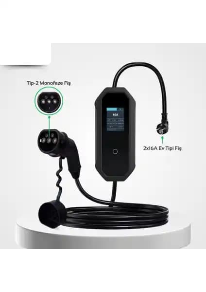 Cks Enerji Coswatt Taşınabilir Elektrikli Araç Şarj Cihazı Güvenli ve Yüksek Performanslı Teknoloji