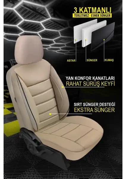 Dacia Duster İçin Şık ve Dayanıklı Deri Oto Koltuk Kılıfı Ürün Tanıtımı ve Özellikleri