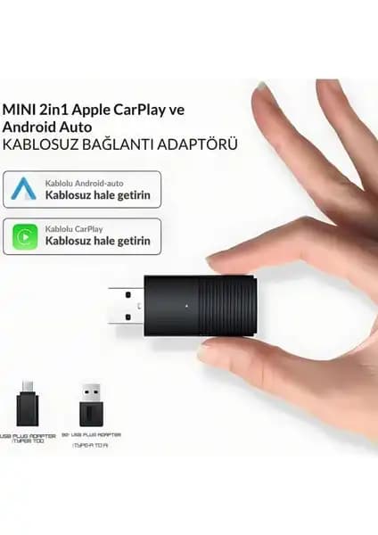 Dark Mini Pro Duo 2in1 Kablosuz Araç Kiti ile Konfor ve Teknolojiyi Birleştirin