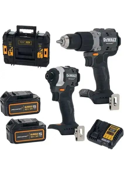 Dewalt McLaren DCK200MP2T 18V Kömürsüz Akülü Matkap Seti Profesyonel Kullanım İçin