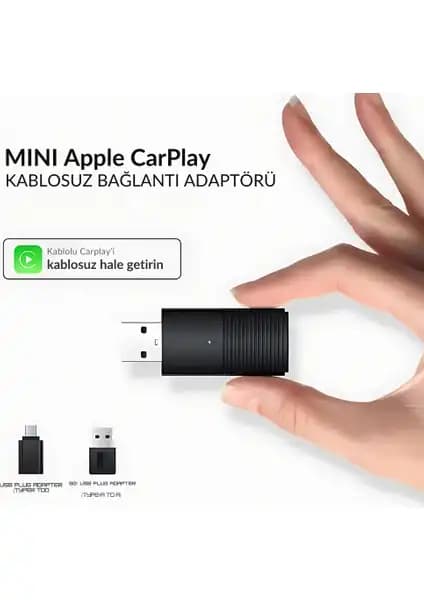 Embatech Kablosuz Mini Carplay Adaptörü ile Sürüşte Yenilikçi Bağlantı Deneyimi