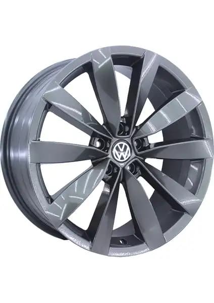 EMR Lugano 17 inç Gunmetal Alüminyum Jantlar Binek Araçlar İçin Modern Tasarım