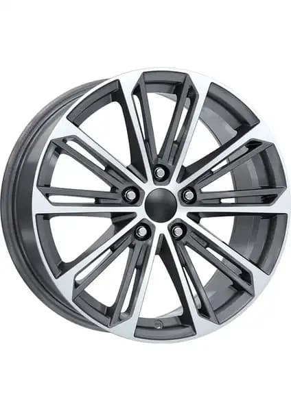 Emr Verona 18 inç Gun Metal Elmas Kesim Jant Modeli 5X112 Uyumlu ve Dayanıklı