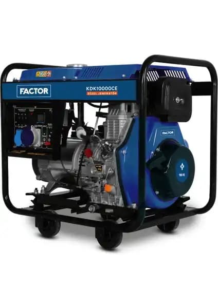 Factor Kdk 10000 Ce Dizel Jeneratör Endüstriyel ve Ticari Güç Kaynağı