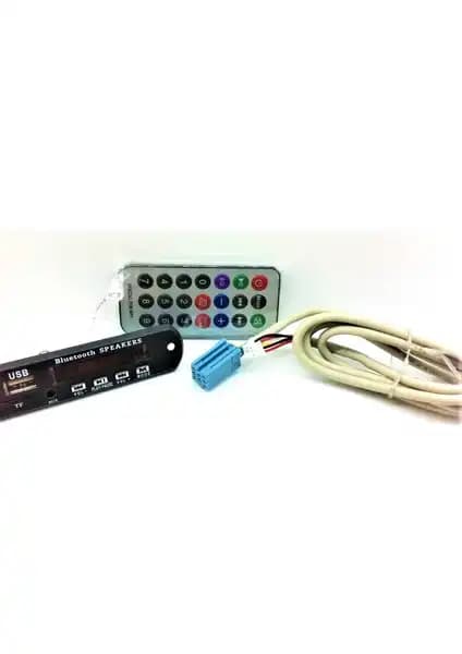 Fiat Doblo için USB Bluetooth Aux Tak Çalıştır Multimedya Sistemi 2012 ve Üzeri Modellerle Uyumlu
