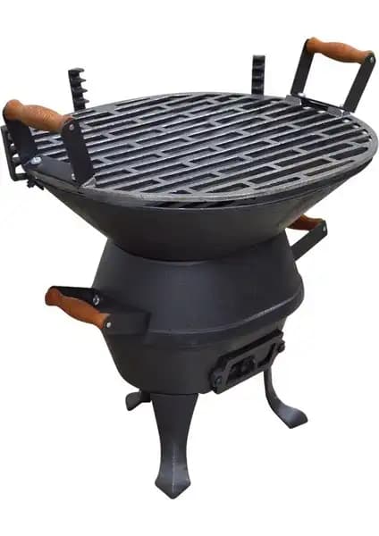 Flame Stove FS-402 Elips Mangal: Dayanıklı ve Estetik Dış Mekan Pişirme Çözümü