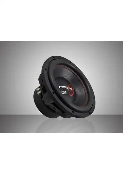 For-x X-12PRO 30 cm D4 3600W 1200RMS Split Subwoofer Güçlü ve Dayanıklı Ses Performansı