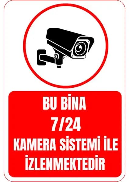 Güvenlik ve Uyarı Levhası 35x50 cm Folyo Baskı ile Dayanıklı ve Etkili Koruma