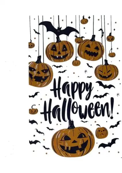 Halloween Temalı Balkabaklı Duvar Sticker Seti ile Mekânlarınızı Süsleyin