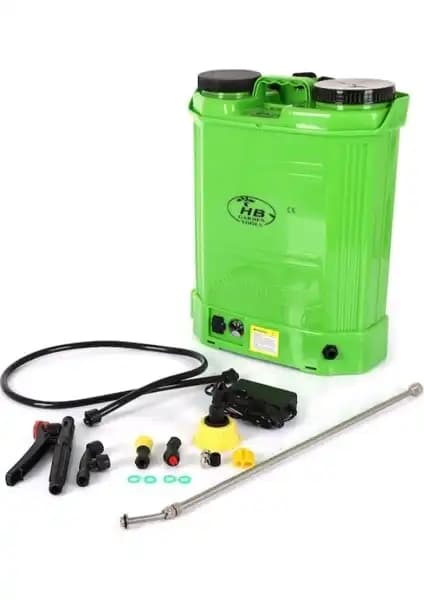 HB Garden Tools Şarjlı Akülü 16 lt Turbo İlaç Pompası Bahçe İşleri İçin Güçlü ve Pratik Çözüm