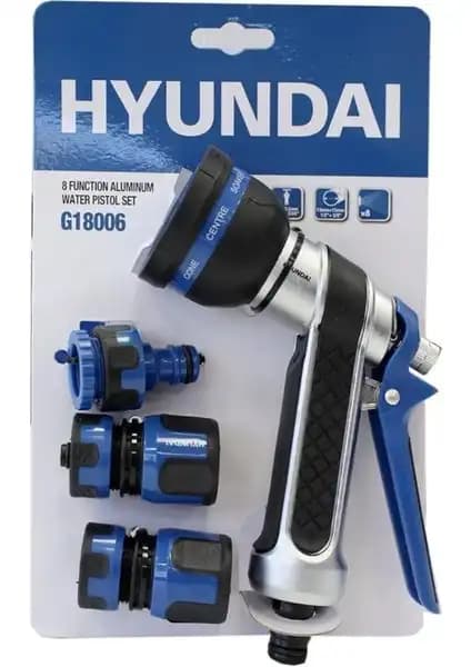 Hyundai G18006 Su Tabancası: Çok Fonksiyonlu Bahçe Sulama ve Temizlik Çözümü