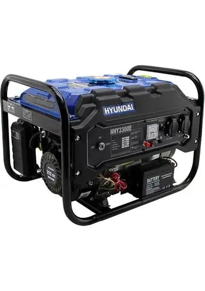 Hyundai HHY3300E Benzinli Marşlı Jeneratör: Güçlü ve Güvenilir Taşınabilir Enerji Kaynağı