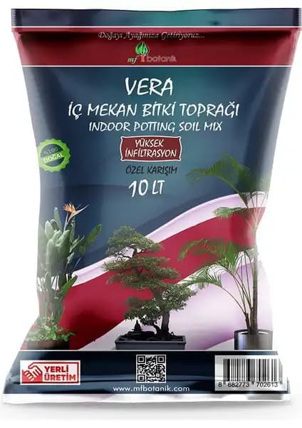 İç Mekan Bitki Bakımı İçin MF Vera Yüksek Kaliteli Toprak Karışımı Önerisi