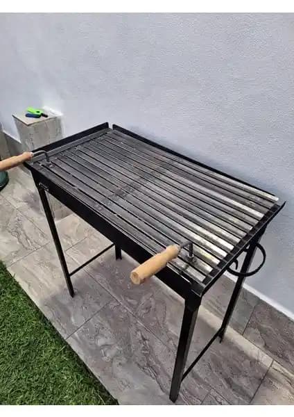 İklim Ayaklı Demir Mangal 40x70: Dayanıklı ve Portatif Pişirme Çözümü