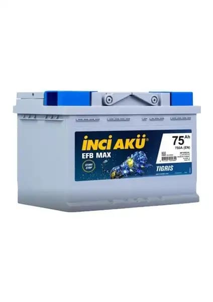 İnci 12V75AH Start-Stop Efb Max Tigris Akü: Yüksek Performans ve Güvenilirlik